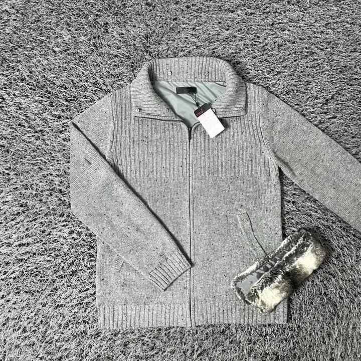 [BUNJANG] STCO Windproof Knit Zip-up Cardigan / (새상품) STCO 에스티코 방풍 니트 집업 가디건