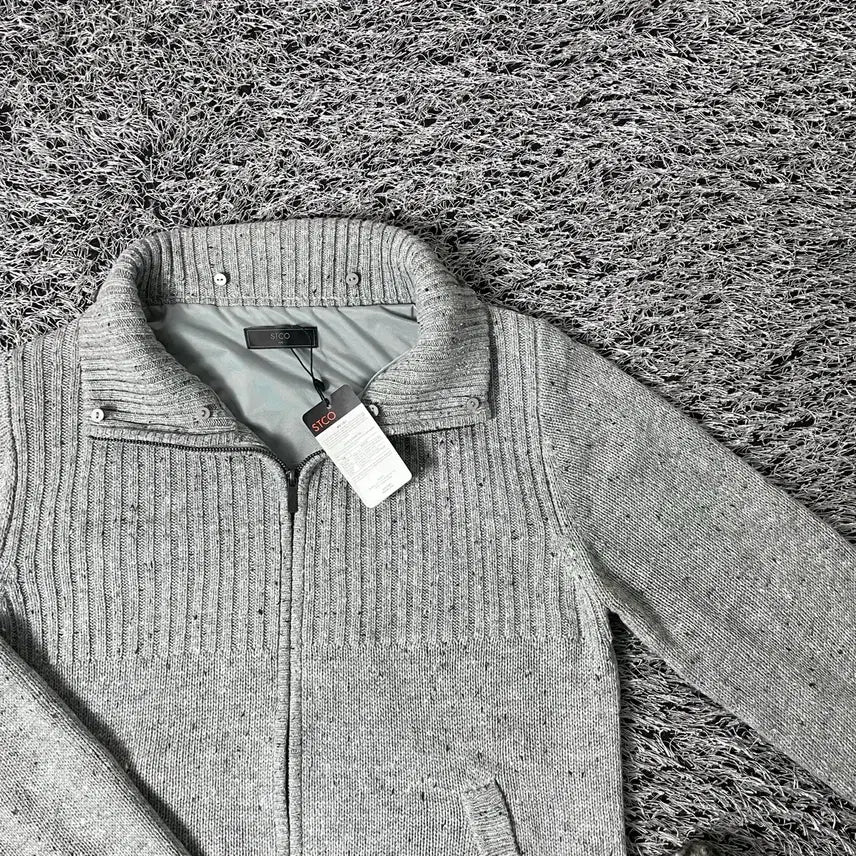 [BUNJANG] STCO Windproof Knit Zip-up Cardigan / (새상품) STCO 에스티코 방풍 니트 집업 가디건