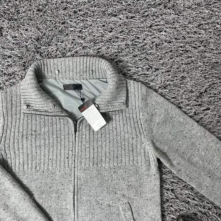 [BUNJANG] STCO Windproof Knit Zip-up Cardigan / (새상품) STCO 에스티코 방풍 니트 집업 가디건