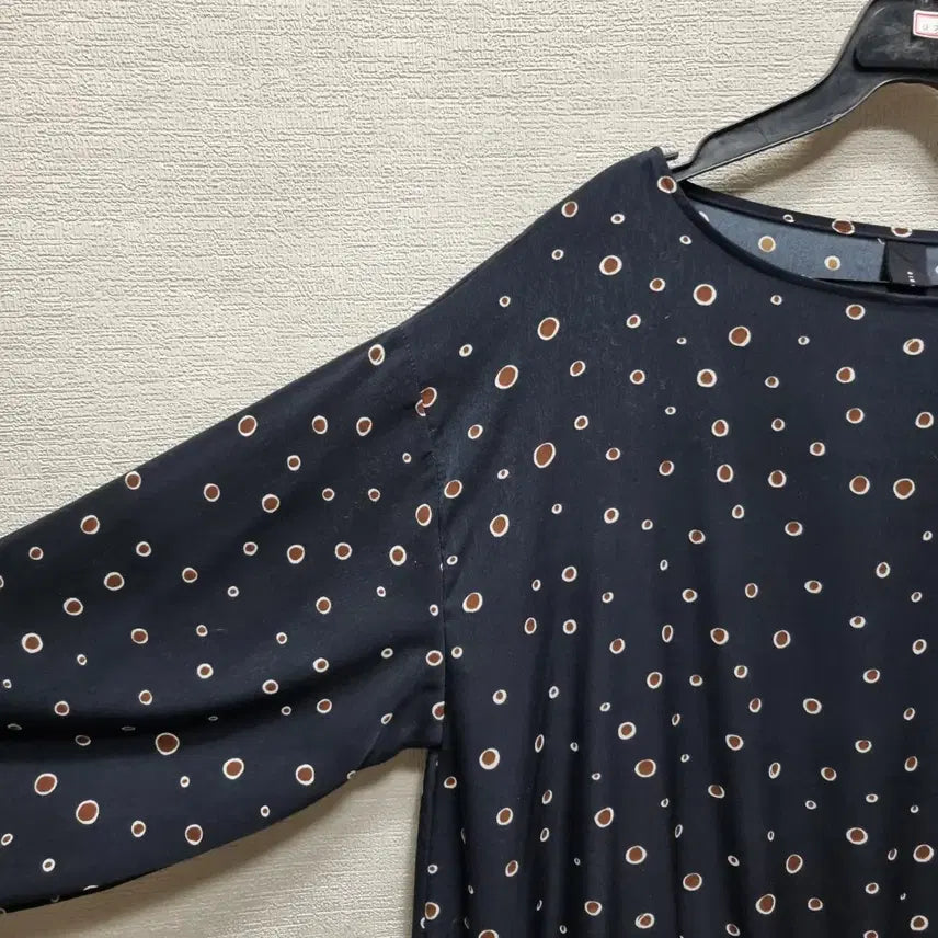 [BUNJANG] Dot Long Dress / u373 도트 롱 원피스
