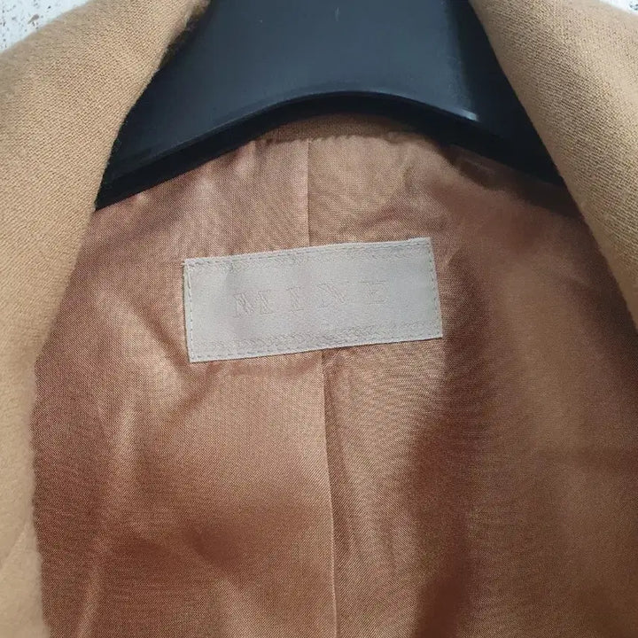 [BUNJANG] Mine Beige Wool Coat / 마인 베이지색 여성 모직 코트