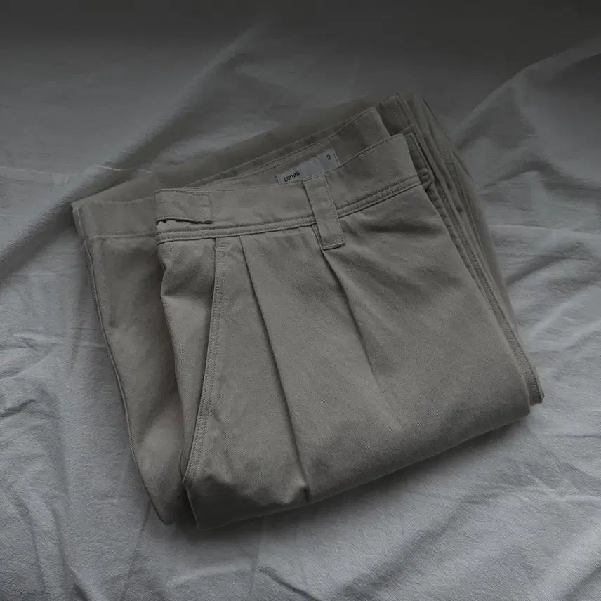 [BUNJANG] Gonak Washed Chino Pants - Ivory / 고낙 워시드 치노 팬츠 washed chino pants - ivory