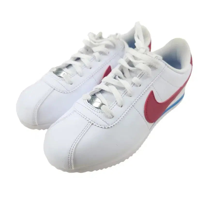 [BUNJANG] Nike Cortez White Red Sneakers / [230]나이키 화이트레드 24S 코르테즈[Y63-087]/레이디블루
