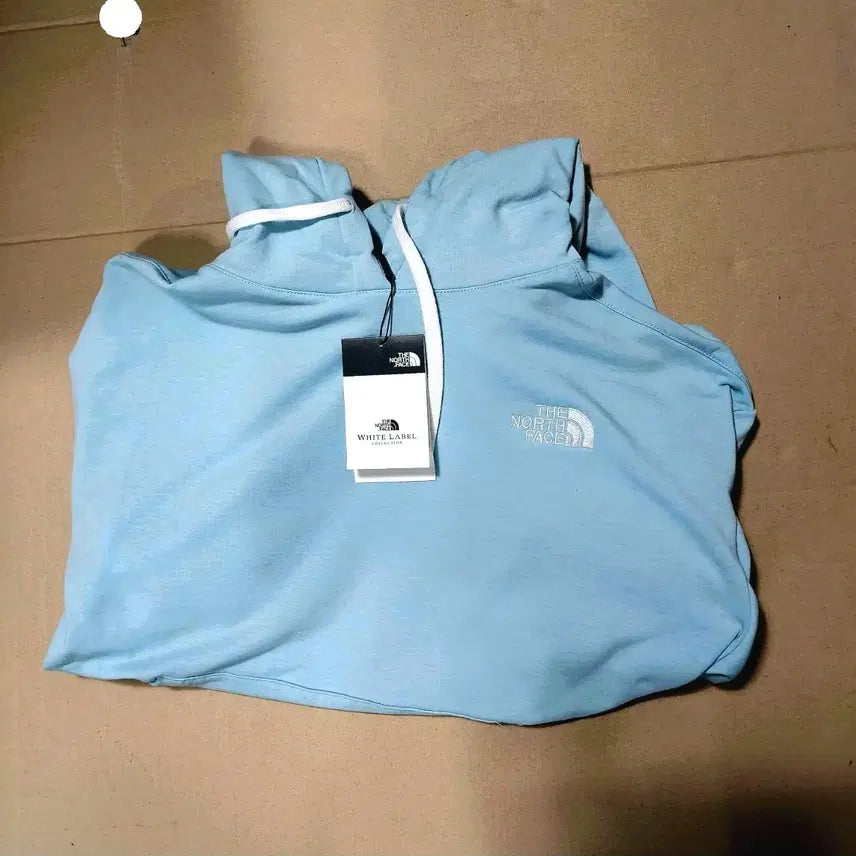 [BUNJANG] The North Face White Label Blue Hoodie / 노스페이스 화이트라벨 블루 후드티