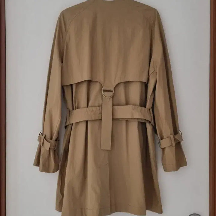 [BUNJANG] DEWL Beige Trench Coat (Size 90) / 듀엘(DEWL) 베이지색 트렌치코트 90