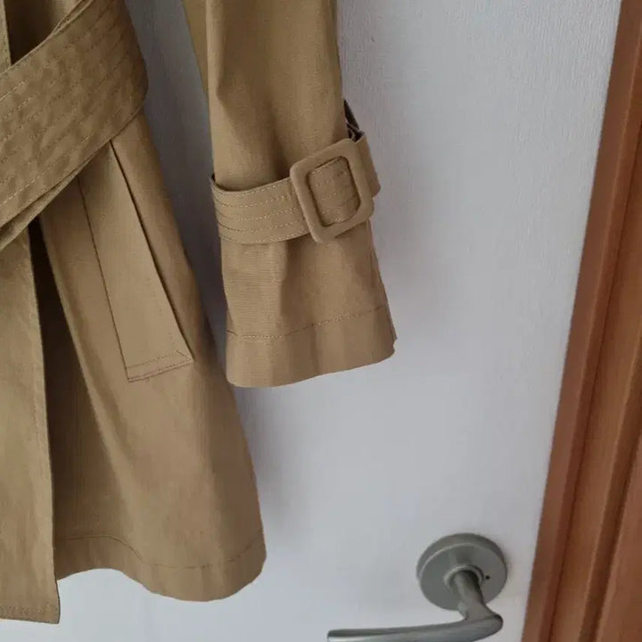 [BUNJANG] DEWL Beige Trench Coat (Size 90) / 듀엘(DEWL) 베이지색 트렌치코트 90