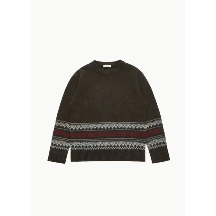 [BUNJANG] AMOMENTO Jacquard Sweater (M) - Knitwear / [M] 아모멘토 자카드 니트 M사이즈 판매