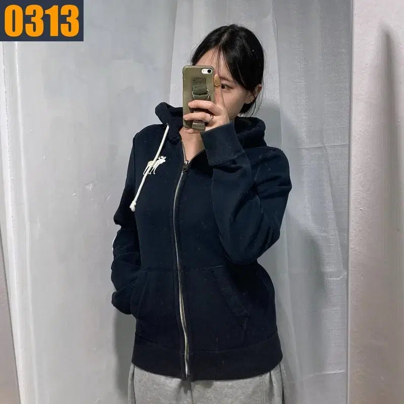 [BUNJANG] Abercrombie Hooded Zip-up Jacket / 100 아베크롬비 후드집업 자켓
