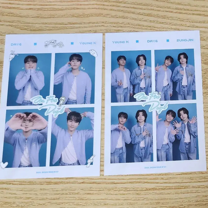 [BUNJANG] Day6 Dicon Young K Sungjin Four-Cut Photo / 데이식스 디아이콘 네컷포토 영케이성진
