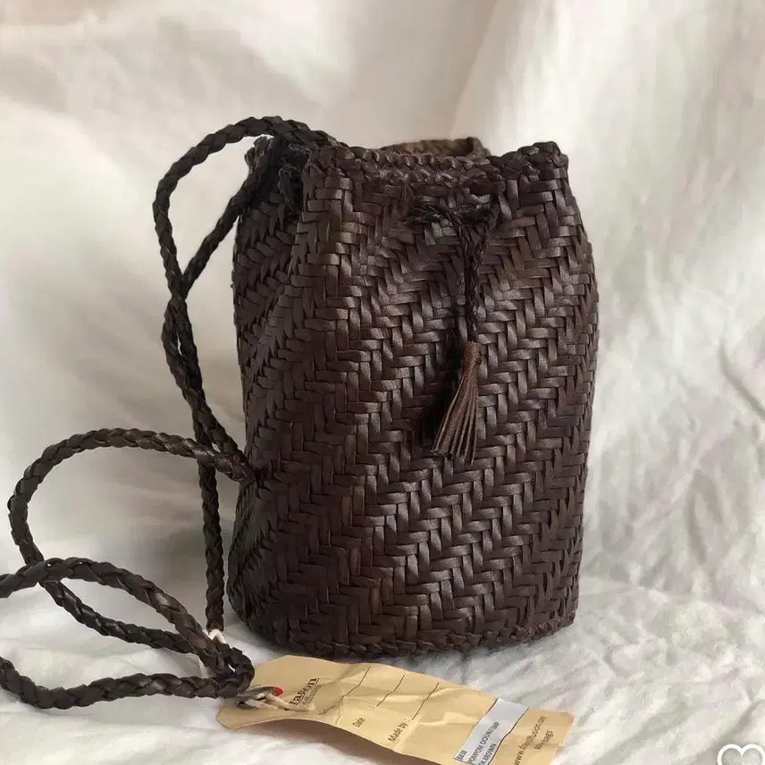 [BUNJANG] Dragon Pompom Bag Dark Brown / 드래곤 폼폼백 다크브라운