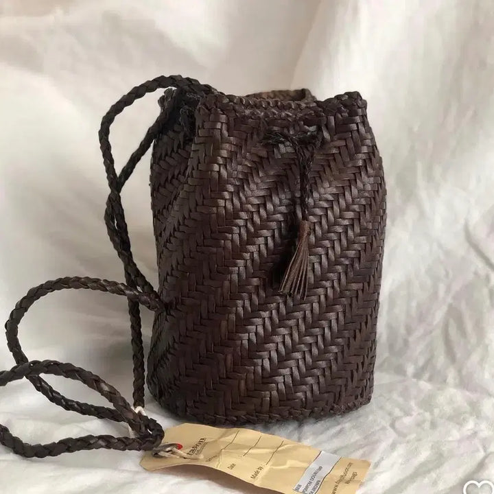 [BUNJANG] Dragon Pompom Bag Dark Brown / 드래곤 폼폼백 다크브라운