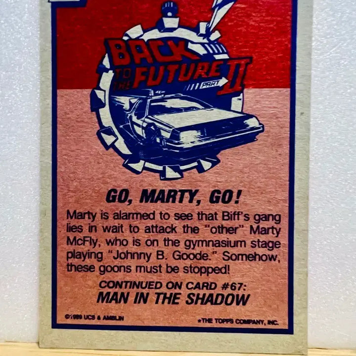 [BUNJANG] Back to the Future 2 Trading Card (1989) / [영화굿즈] 백 투 더 퓨처 2 트레이딩 카드 (1989)