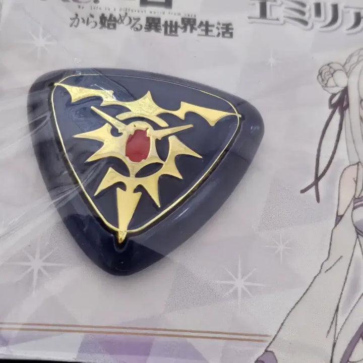 [BUNJANG] Re:Zero Emilia Badge Set / 리제로 에밀리아 휘장,머리핀 뱃지