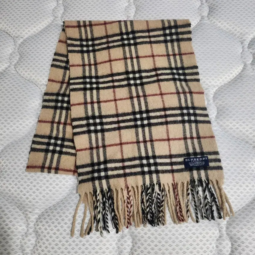 [BUNJANG] Burberry 100% Lambswool Scarf / 버버리 100% 정품 램스울 머플러