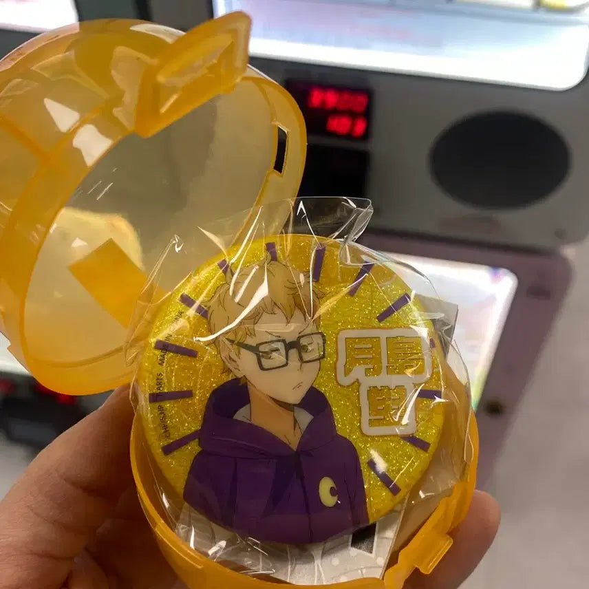 [BUNJANG] Haikyu Tsukishima Can Badge / 하이큐 츠키시마 캔뱃지