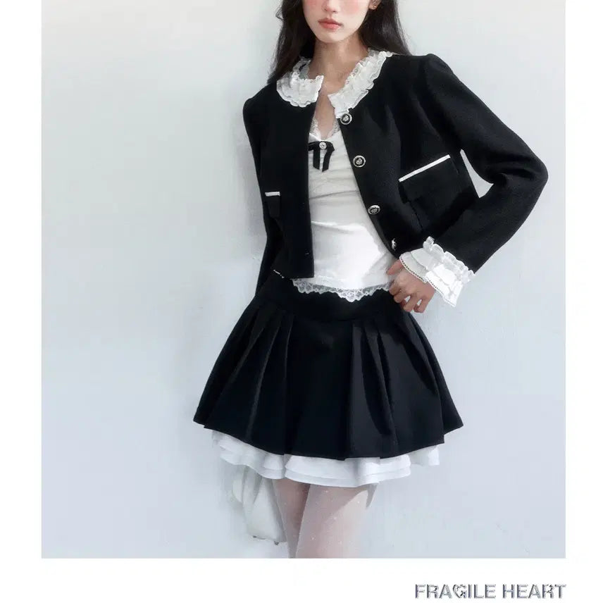 [BUNJANG] Fragile Heart Ballet Lace Camisole / Fragile heart 프레질하트 발레 레이스 가슴패드 캐미솔