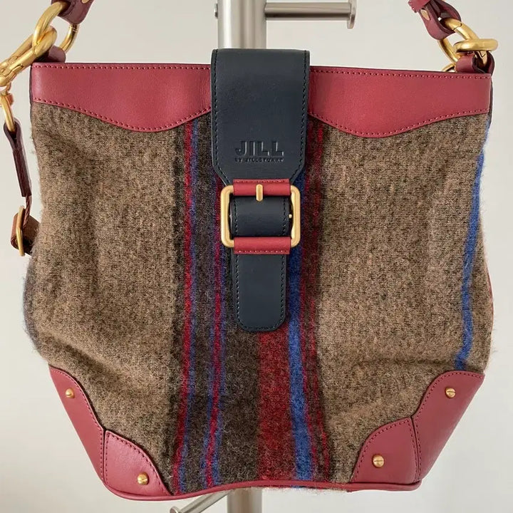 [BUNJANG] JILL BY JILLSTUART Wool &amp; Leather Shoulder Bag / 질 바이 질스튜어트(JILL BY JILLSTUART) 울&amp;레더 숄더백