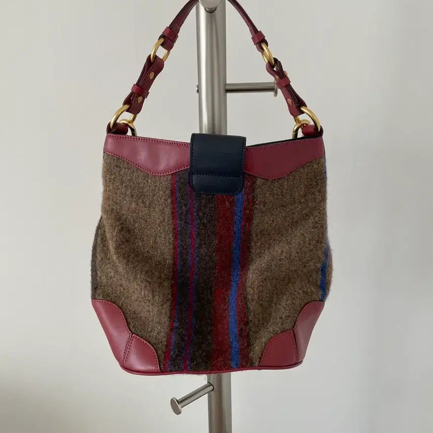 [BUNJANG] JILL BY JILLSTUART Wool &amp; Leather Shoulder Bag / 질 바이 질스튜어트(JILL BY JILLSTUART) 울&amp;레더 숄더백