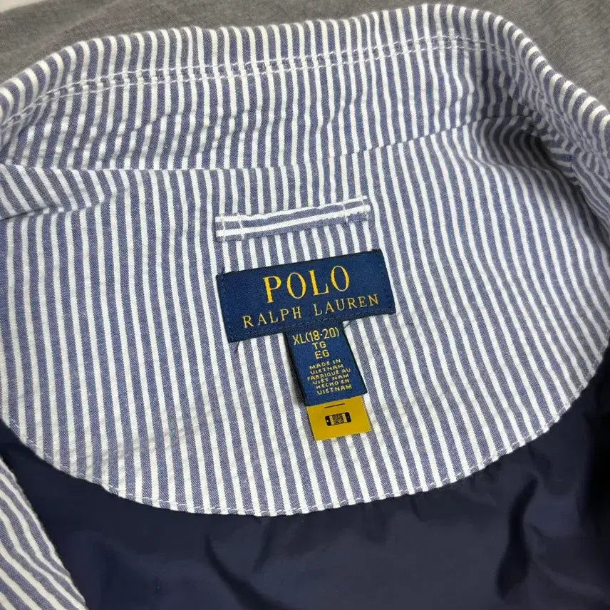 [BUNJANG] Polo Ralph Lauren Striped Shirt Jacket / 폴로 랄프로렌 스트라이프 셔츠 자켓