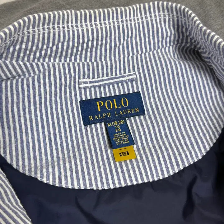 [BUNJANG] Polo Ralph Lauren Striped Shirt Jacket / 폴로 랄프로렌 스트라이프 셔츠 자켓