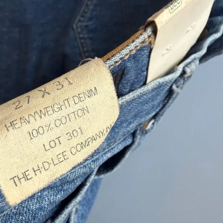 [SOLD OUT] 1990s Lee 데님 (size 27) 미사용 새제품