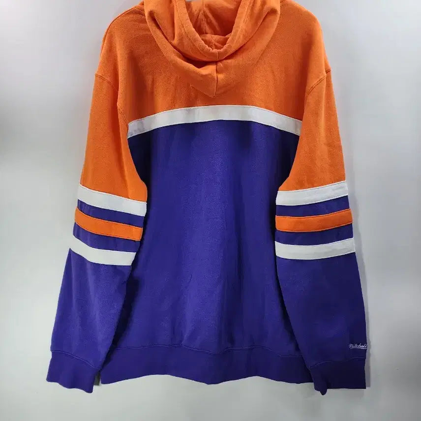 [BUNJANG] Mitchell &amp; Ness Phoenix Suns Head Coach Pullover Hoodie (2XL) / (2XL) 미첼앤네스 남성용 피닉스 선즈 오렌지/퍼플 헤드 코치 풀오버
