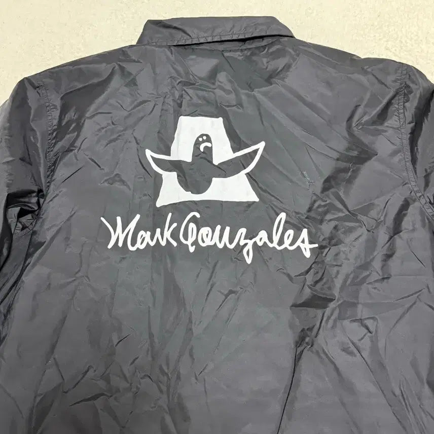 [BUNJANG] Mark Gonzales Black Coach Jacket M / 마크 곤잘레스 블랙 코치 자켓 M