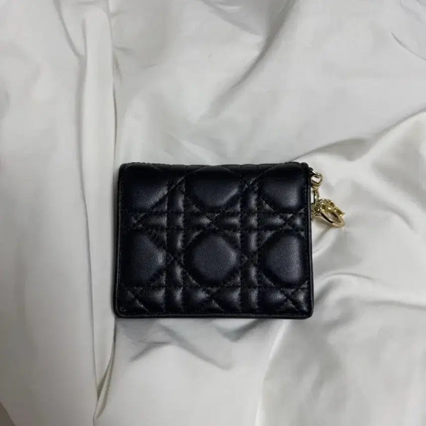[BUNJANG] Dior Black Quilted Wallet / 디올 블랙 지갑 카피