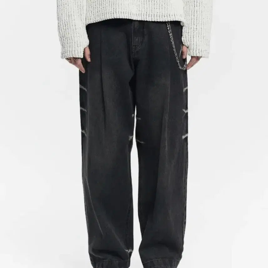 [BUNJANG] Maison Mineed SWELL WIDE DENIM / (선착순판매,2회착용) 메종미네드 - SWELL WIDE DENIM