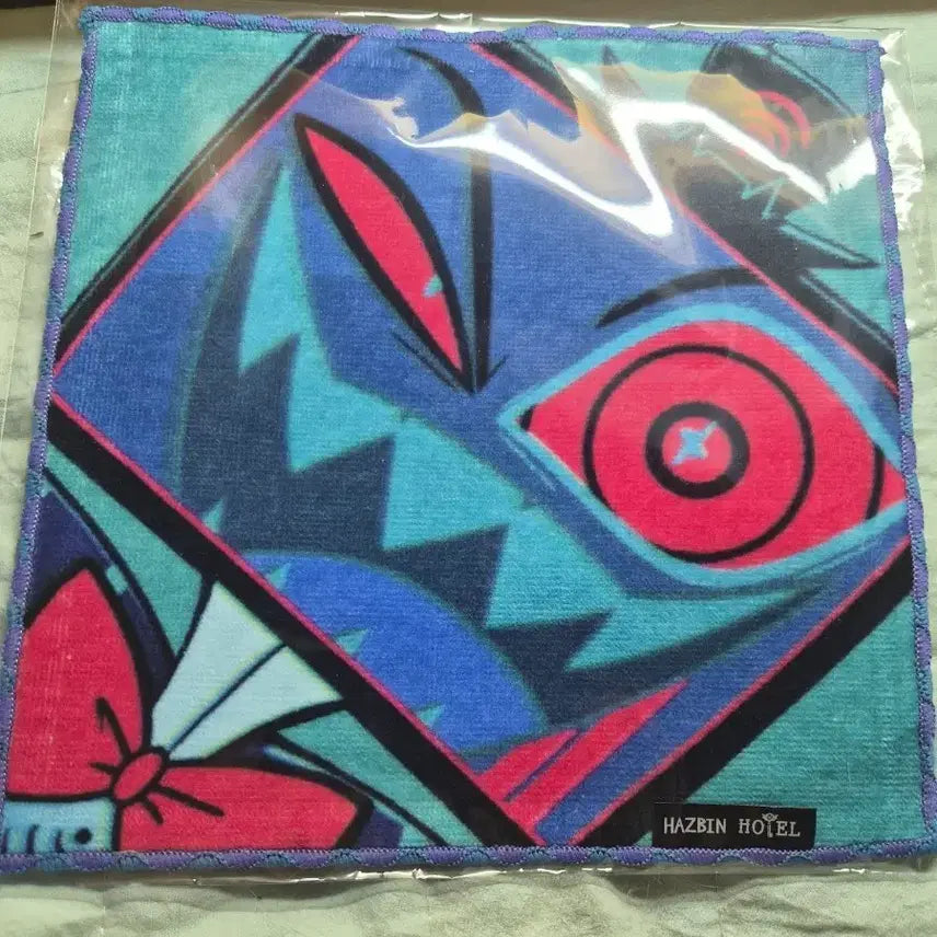 [BUNJANG] Hazbin Hotel Vox Face Hand Towel / 마지막) 해즈빈호텔 복스 페이스 핸드타올