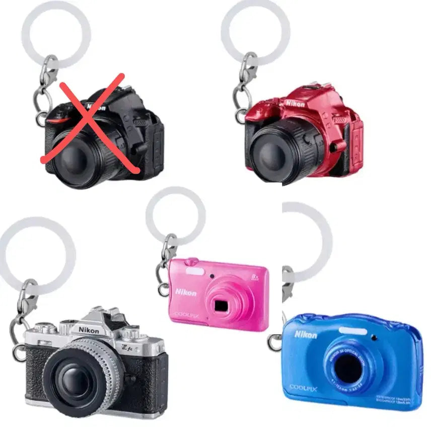 [BUNJANG] Nikon Miniature Marking Accessory Gachapon Capsule Toys Bundle Set / (일괄) nikon 니콘 미니어처 메지루시 마킹 악세사리 가챠 캡슐토이