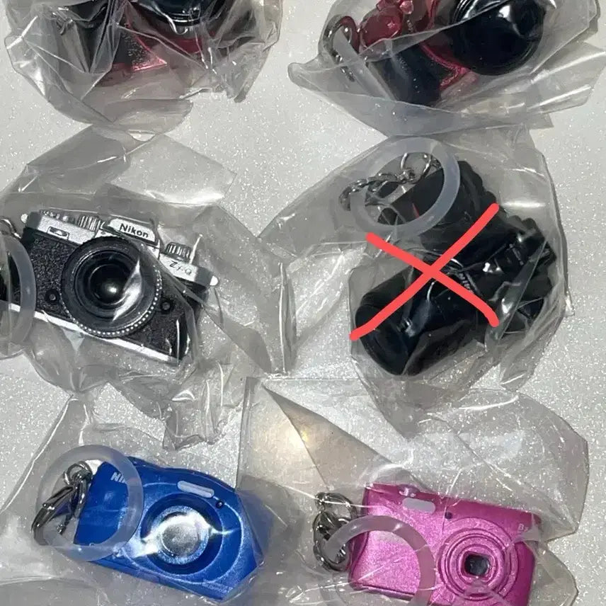 [BUNJANG] Nikon Miniature Marking Accessory Gachapon Capsule Toys Bundle Set / (일괄) nikon 니콘 미니어처 메지루시 마킹 악세사리 가챠 캡슐토이