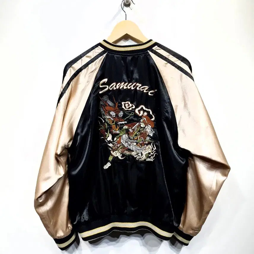 [BUNJANG] Vintage Reversible Tiger Embroidery Sukajan Jacket / JPN 빈티지 리버시블 호랑이자수 스카쟌
