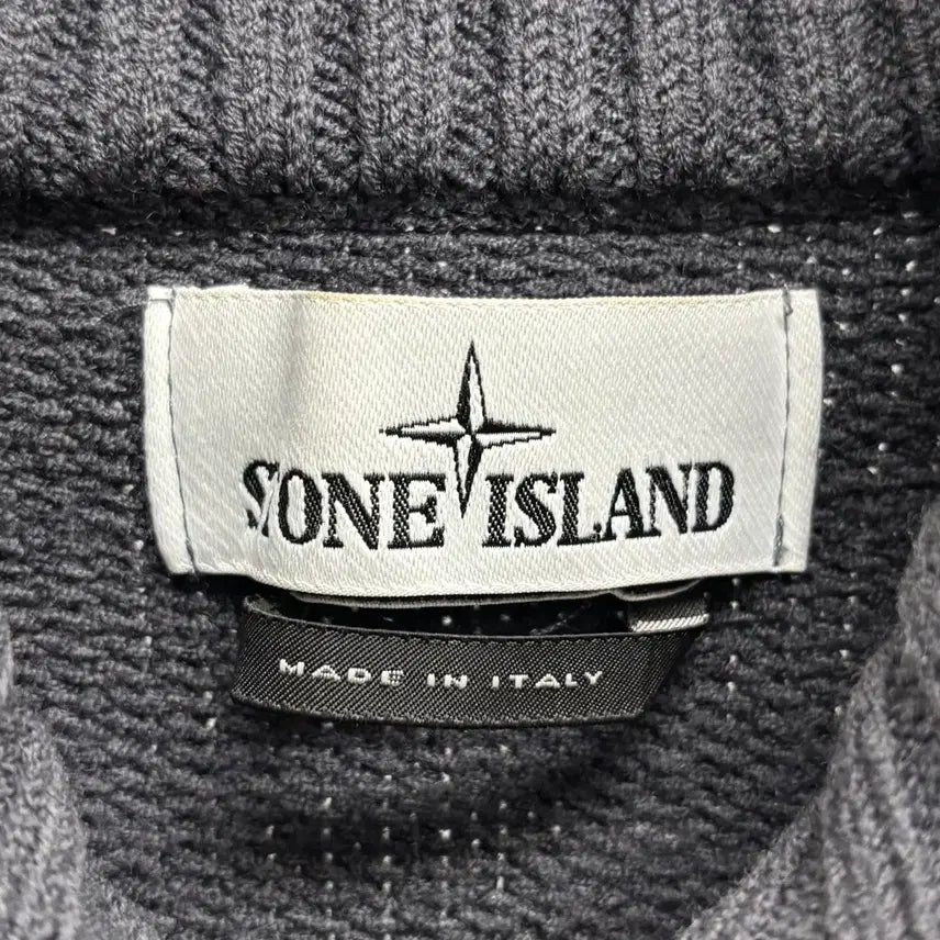[BUNJANG] Stone Island Shawl Collar Knit Zip-up Jacket / [M]스톤아일랜드 숄카라 니트집압