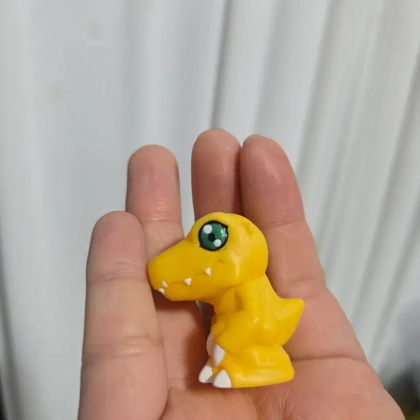 [BUNJANG] Digimon Adventure Agumon Finger Figure / 캐릭터 인형 피규어 고전 만화 굿즈 디지몬 어드벤처 손가락 피규어 아구몬