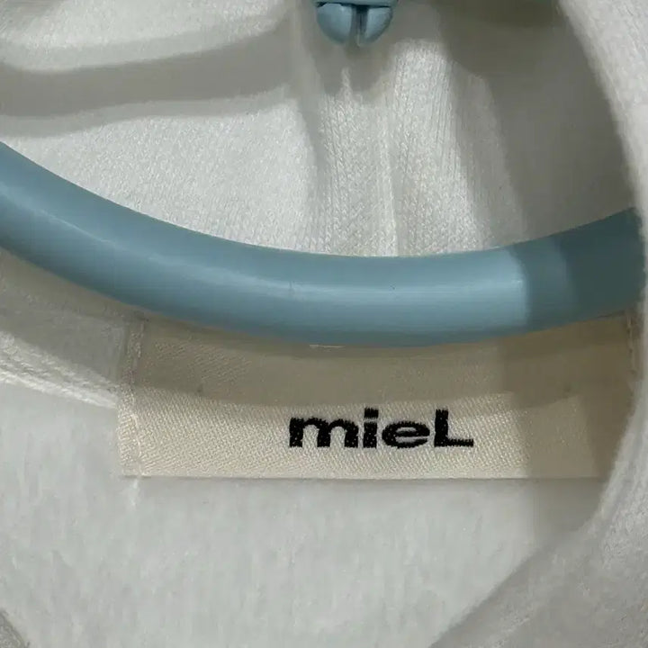 [BUNJANG] Miel White Crop Fleece Hoodie / 도매 미엘 miel 화이트 크롭 기모 후드집업