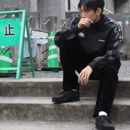 [BUNJANG] Supreme Umbro Snap Sleeve Track Jacket / (M)슈프림x엄브로 스냅 슬리브 트랙 자켓