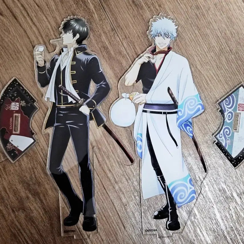 [BUNJANG] Gintama Hijikata &amp; Gintoki Acrylic Stand Set / 은혼 히지카타 긴토키 아크릴 스탠드
