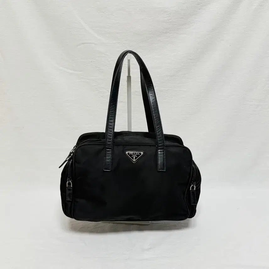 [BUNJANG] Prada Pocono Nylon Black Tote Bag / 정품 프라다 포코노 나일론 블랙 토트백 바게트백 숄더백 핸드백