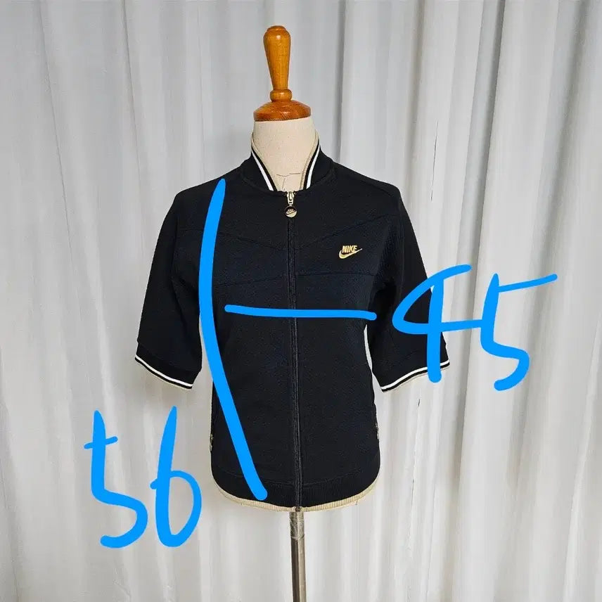 [BUNJANG] Nike Short Sleeve Zip-Up Jumper / 나이키 반팔 집업 점퍼