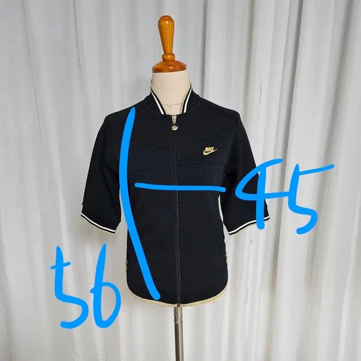 [BUNJANG] Nike Short Sleeve Zip-Up Jumper / 나이키 반팔 집업 점퍼
