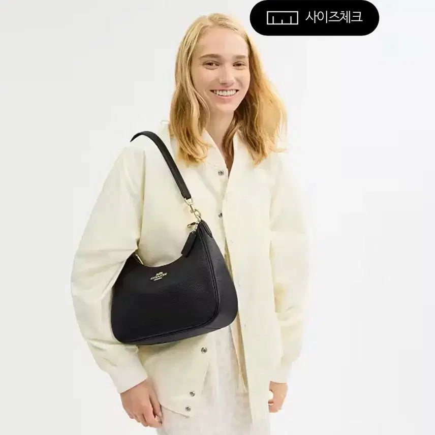 [BUNJANG] Coach Terry Hobo Bag Black / 코치 테리 호보 백 블랙