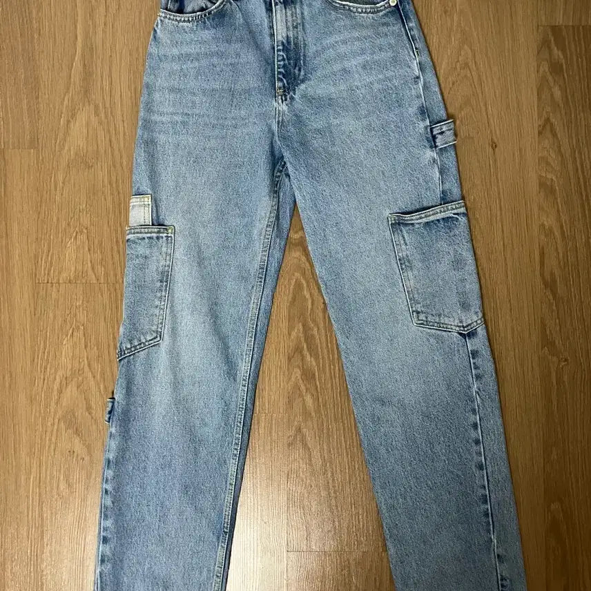 [BUNJANG] ZARA Denim Cargo Pants / 자라 데님 카고 팬츠