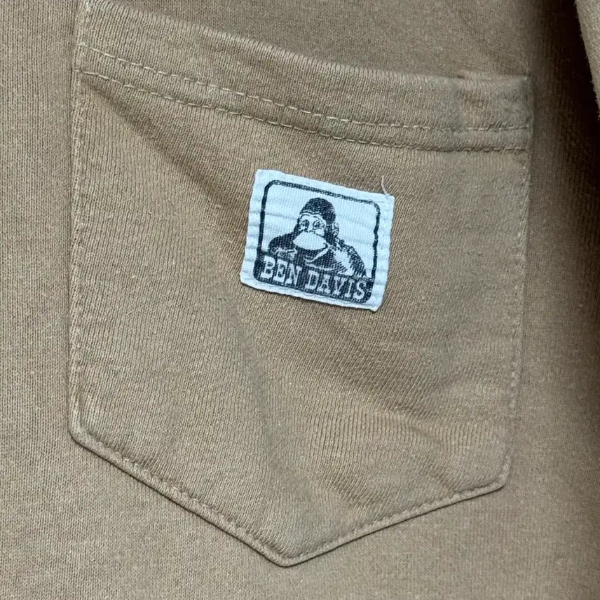 [BUNJANG] Ben Davis Beige Sweatshirt / 벤 데이비스 맨투맨 베이지 100-105