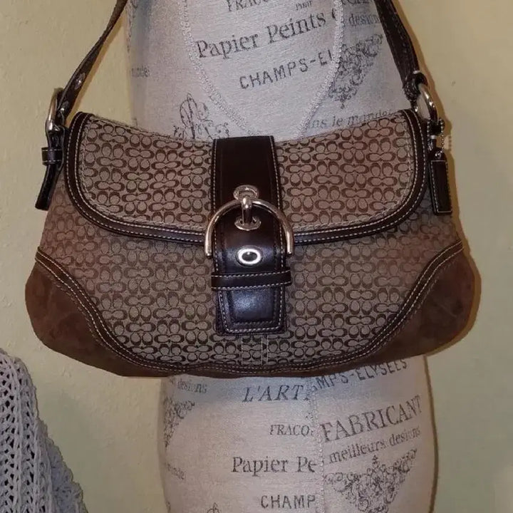 [SOLD OUT] coach) 코치 숄더백 기본 모델 베이직 버클 빈티지백