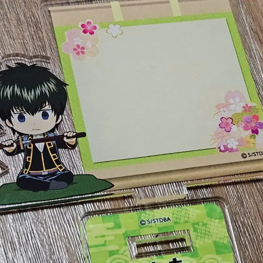 [BUNJANG] Gintama Hijikata and Gintoki Acrylic Memo Stand / 은혼 히지카타 긴토키 메모 아크릴스탠드