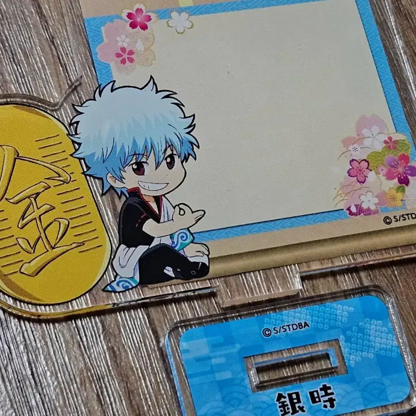 [BUNJANG] Gintama Hijikata and Gintoki Acrylic Memo Stand / 은혼 히지카타 긴토키 메모 아크릴스탠드