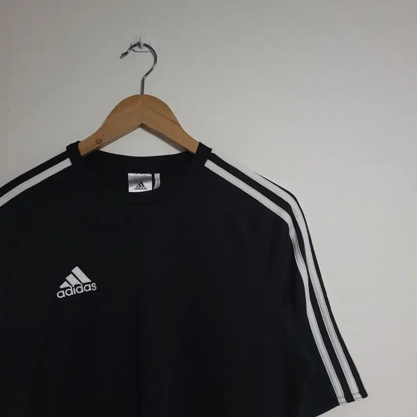 [BUNJANG] Adidas Functional Three-Stripe T-shirt / (L) ADIDAS 아디다스 삼선 기능성 반팔 티셔츠