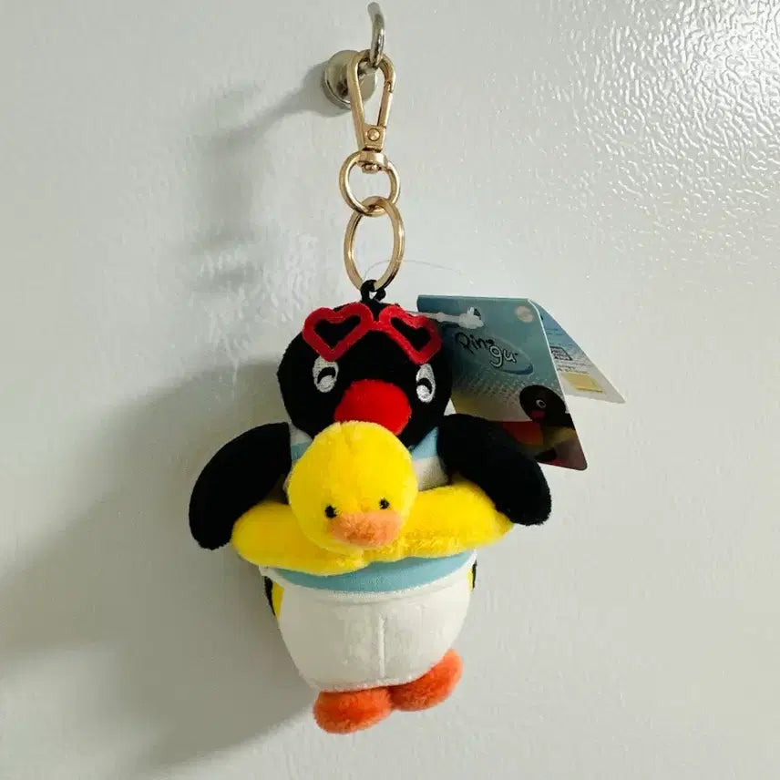[BUNJANG] Pingu Baby Plush Keychain / 핑구 키링