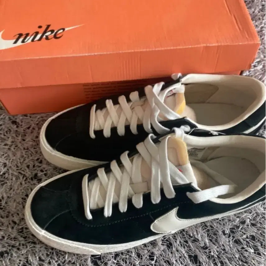 [BUNJANG] Nike Bruin Vintage Black Sneakers / 나이키 브루인 빈티지 블랙 새상품 275